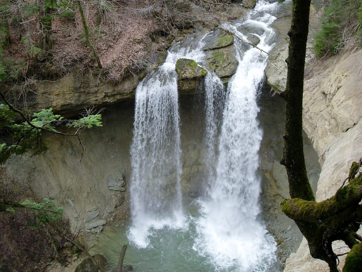 Die Wasserfälle rund um Scheidegg
